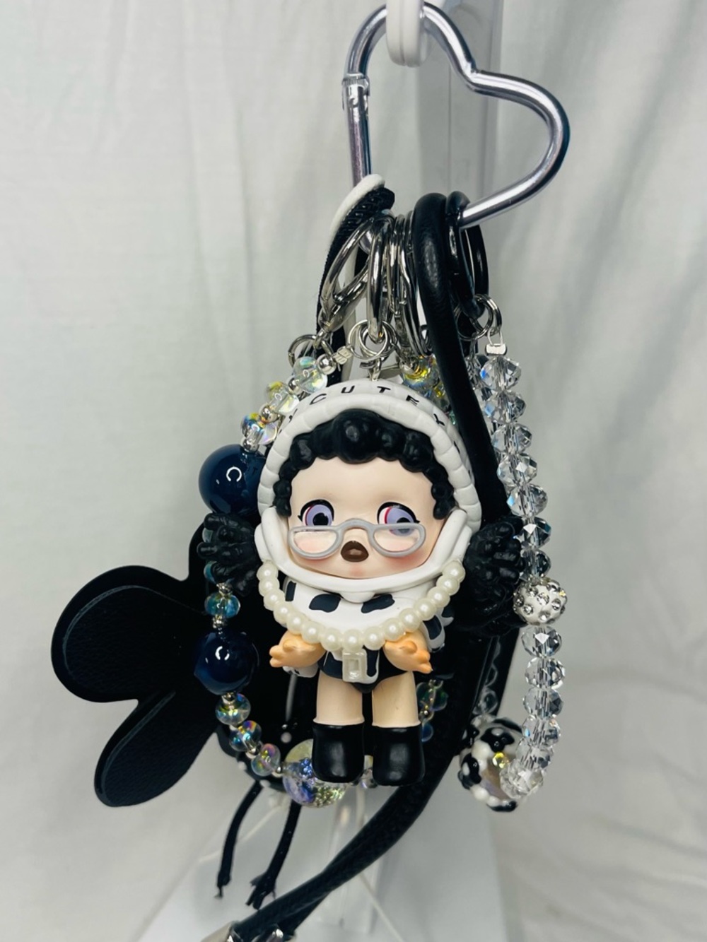 POP MART Authentic Skullpanda Hypepanda Milk Baby Handmade Keychain/Bag Charm